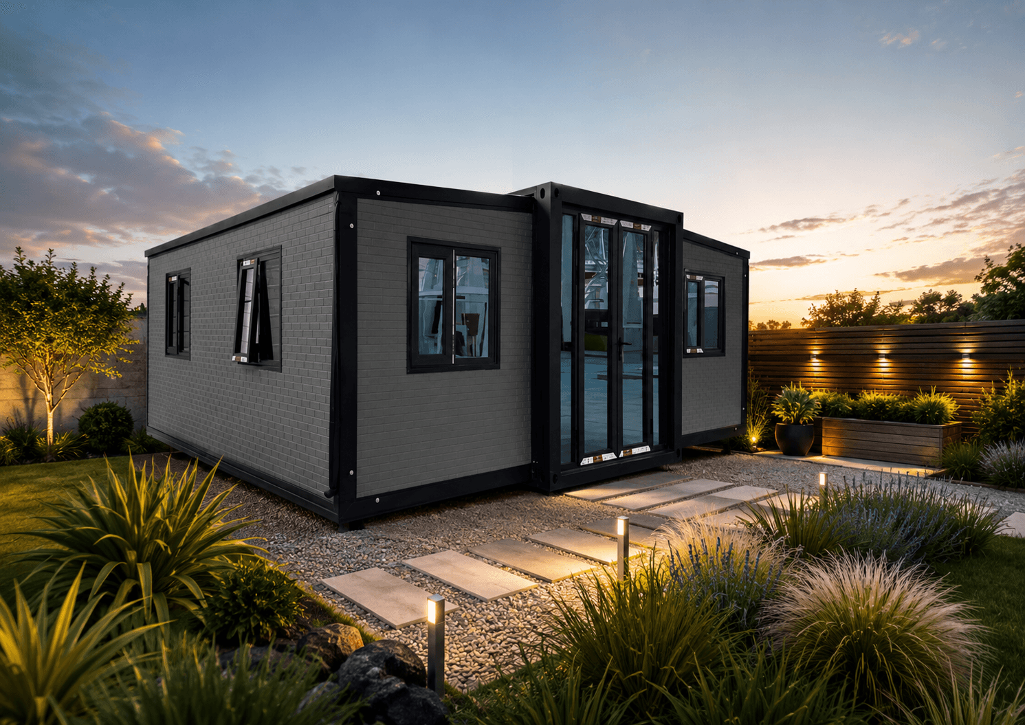 20ft double-wing folding house